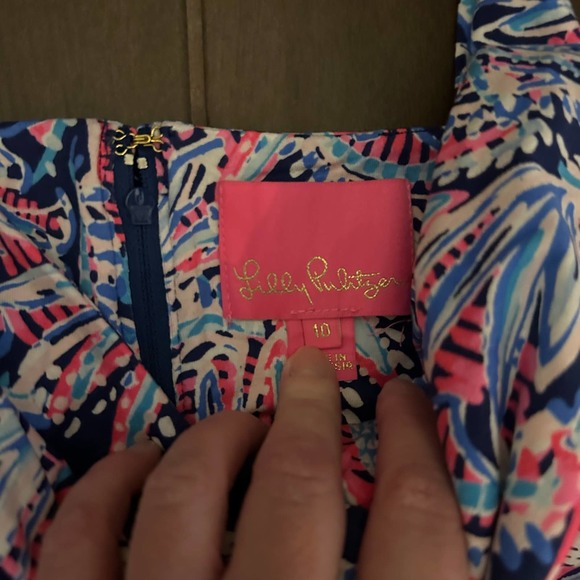 NWT Lilly Pulitzer Maui Miss Shell Blue Oyster Bay Sleeveless Maxi Dress 10 - Picture 9 of 17